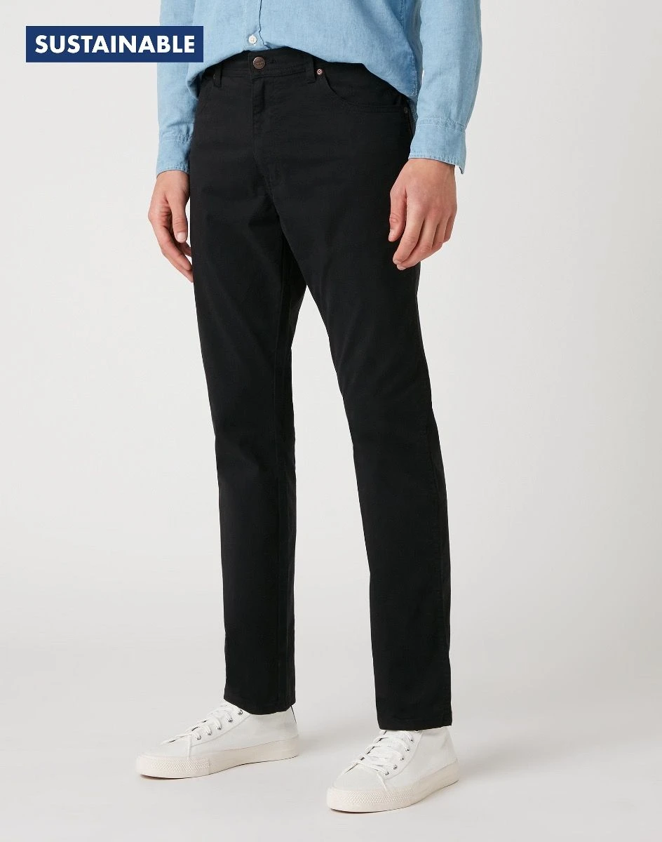 Wrangler Texas Slim WA Soft Fabric Jeans Black 3 Wrangler Texas Slim WA Soft Fabric Jeans Black