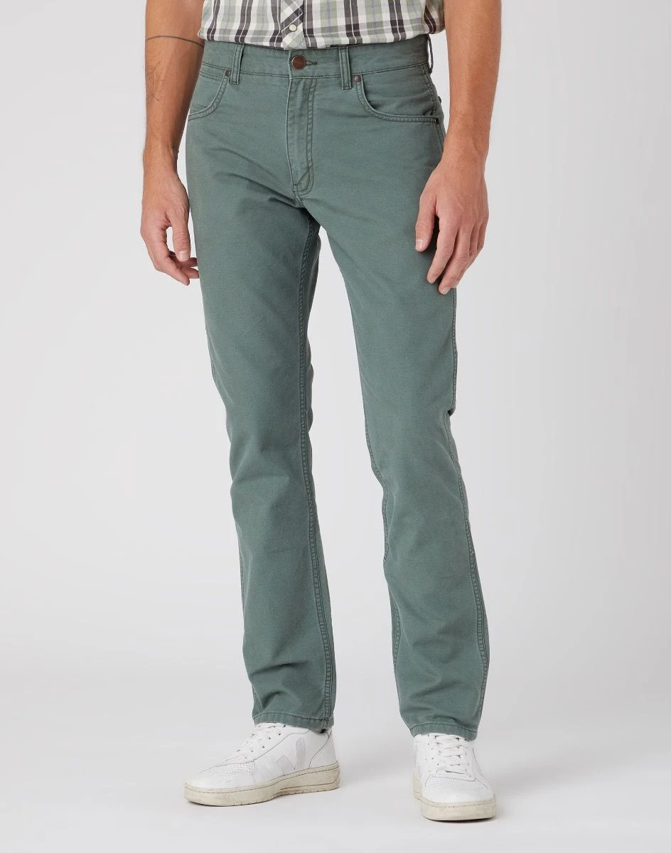 Wrangler Greensboro Straight DR Soft Fabric Jeans Thyme 3 Wrangler Greensboro Straight DR Soft Fabric Jeans Thyme