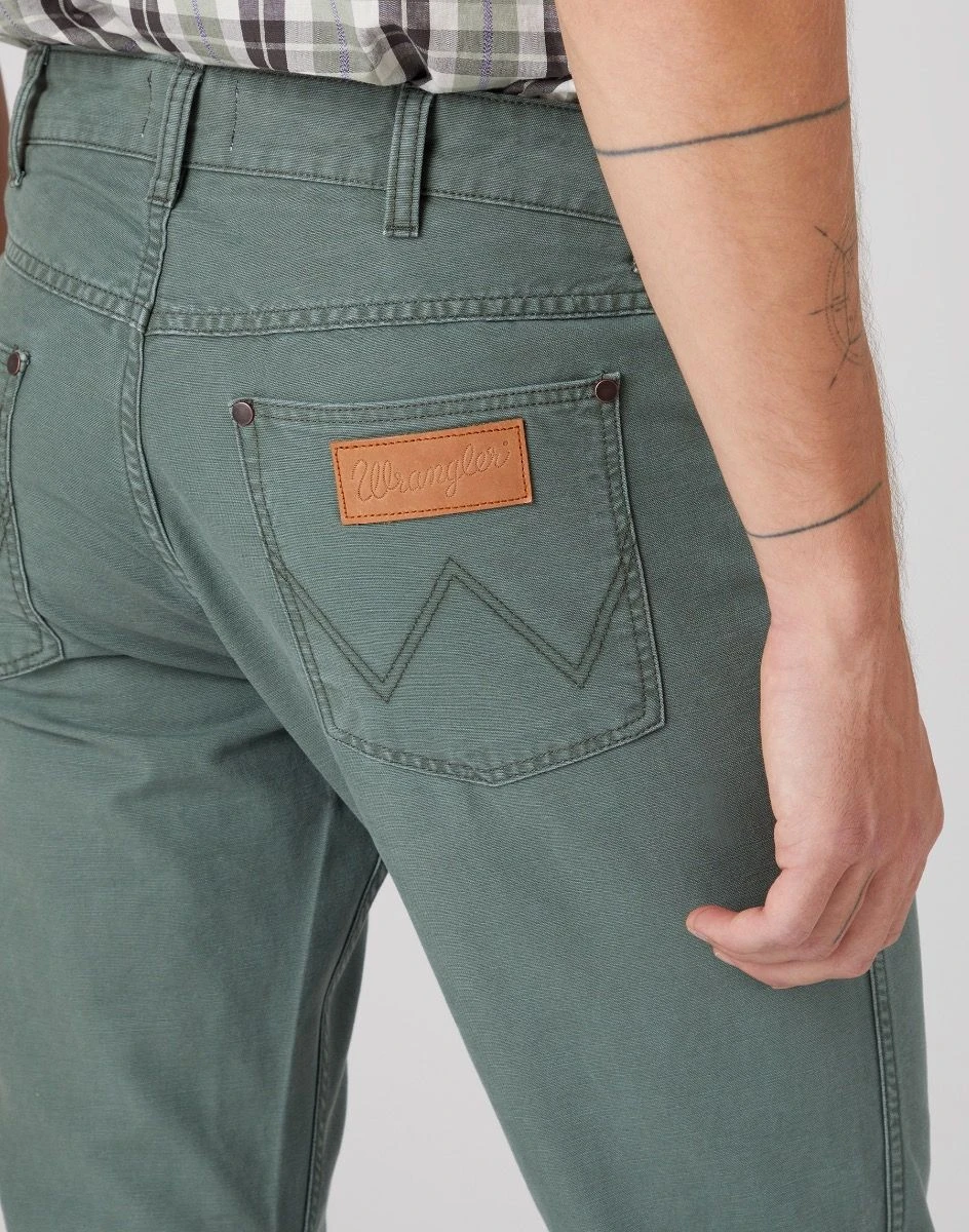 Wrangler Greensboro Straight DR Soft Fabric Jeans Thyme 6 Wrangler Greensboro Straight DR Soft Fabric Jeans Thyme - Image 4
