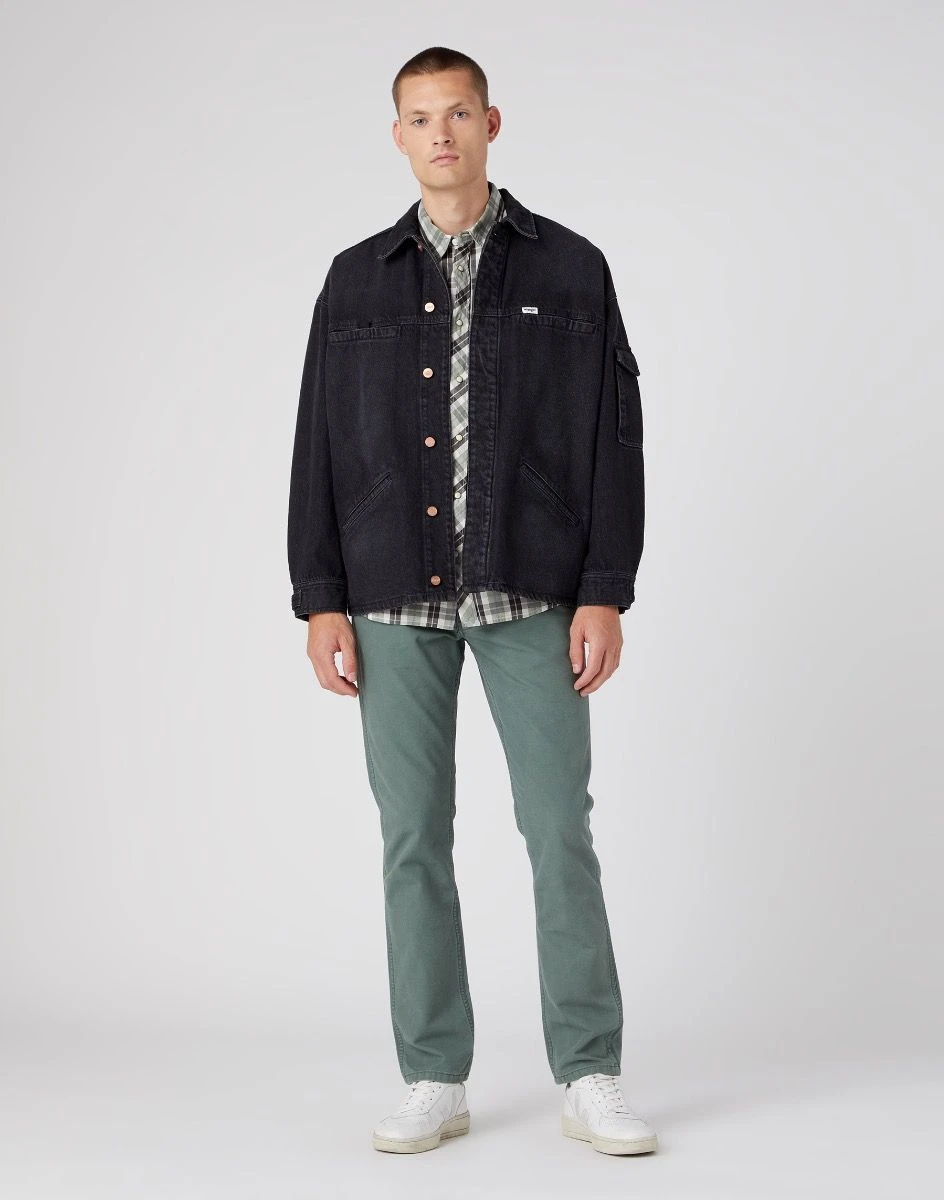 Wrangler Greensboro Straight DR Soft Fabric Jeans Thyme 5 Wrangler Greensboro Straight DR Soft Fabric Jeans Thyme - Image 3