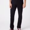 Wrangler Greensboro Straight Denim Jeans Black Valley