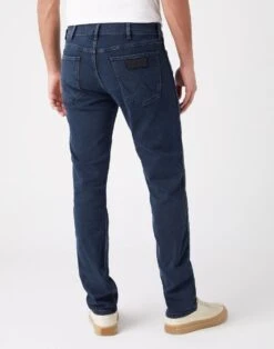 Wrangler Greensboro Modern Straight Denim Jeans Iron Blue -Cheap Class Garb Store w15qlt35x 3