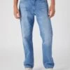 Wrangler Frontier Straight Comfort Denim Jeans Blue Bill -Cheap Class Garb Store w16veh40o blue bill