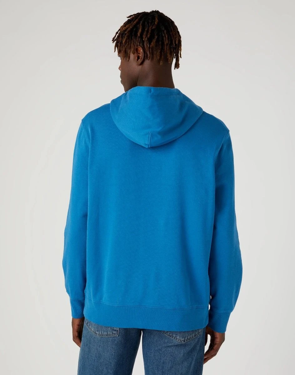 Wrangler Graphic Logo Hooded Sweatshirts Deep Water 4 Wrangler Graphic Logo Hooded Sweatshirts Deep Water - Image 2