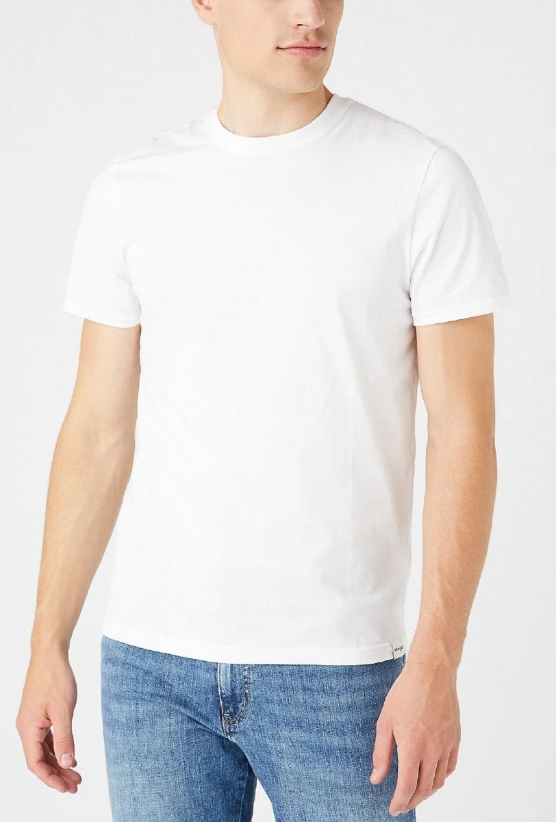 Wrangler 2 Pack Short Sleeve T-Shirt White/Dusty Olive 4 Wrangler 2 Pack Short Sleeve T-Shirt White/Dusty Olive - Image 2