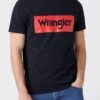 Wrangler Logo Crew Neck T-Shirt Black -Cheap Class Garb Store w7msd3100 main